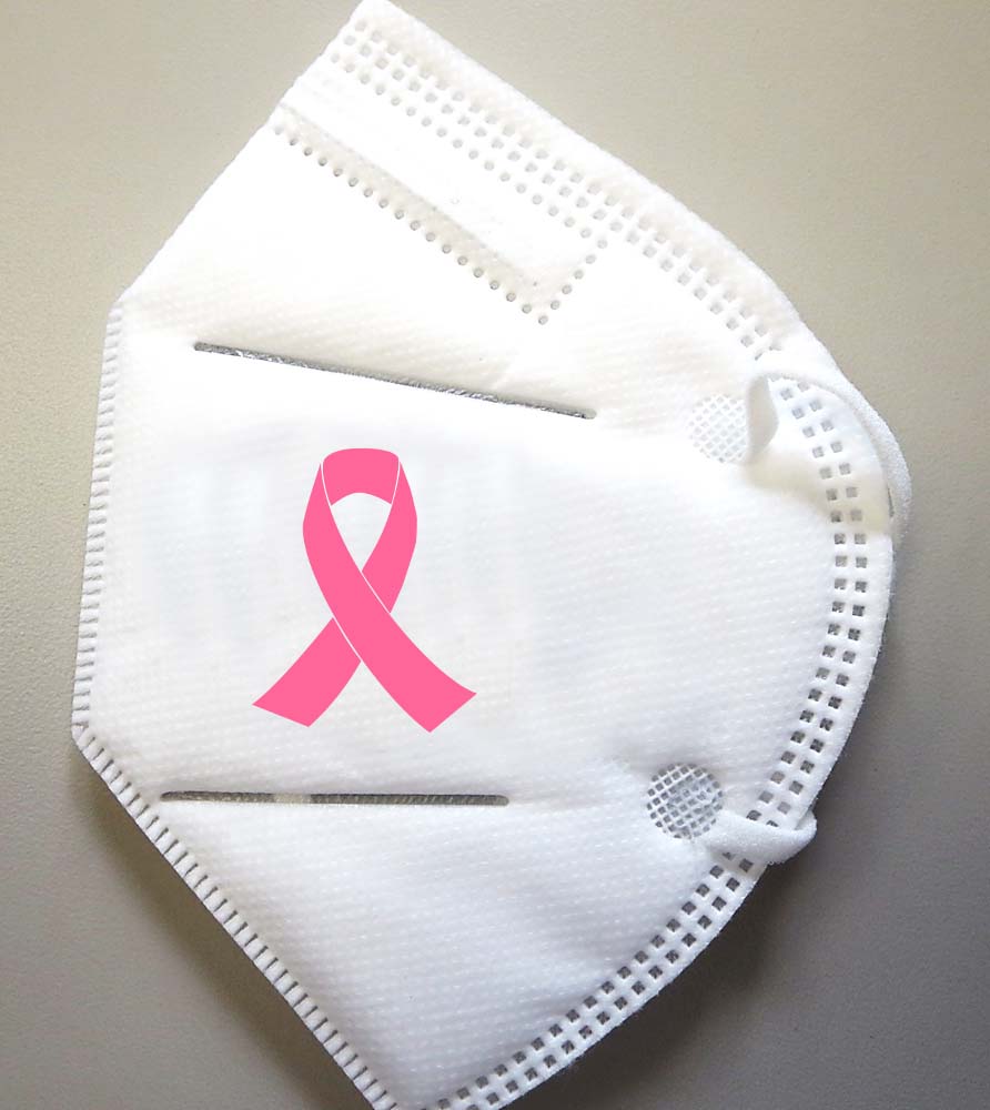 Shatkin First #SFN95H Pure Environments N95 Disposable Face Mask Respirators with Cancer Awareness Imprint