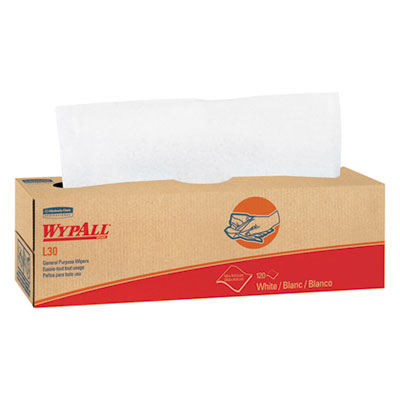  Kimberly Clark® Wypall® 05800 L30 Disposable General Purpose Wipers, Pop-Up Box