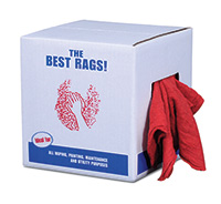 MDS 14-in x 14-in Red Shop Towels