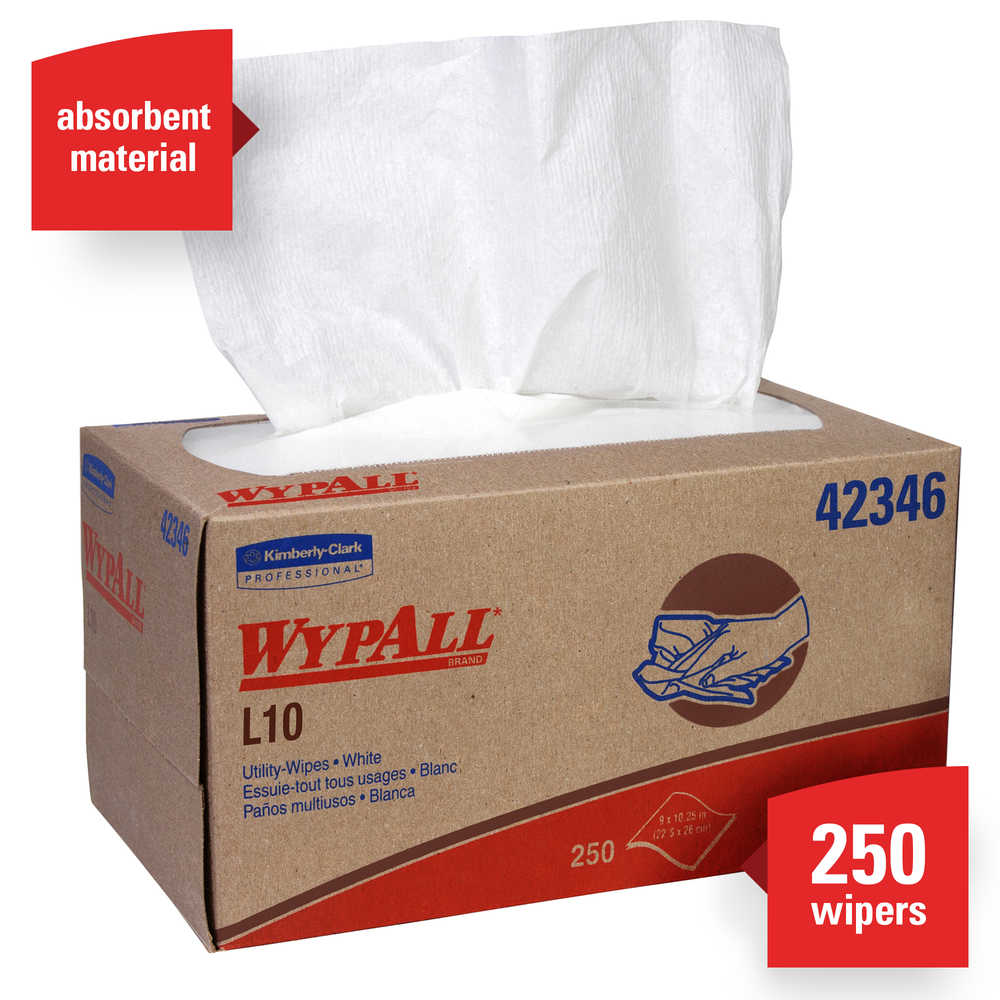Kimberly Clark® Professional Wypall® 42346 L10 Limited-Duty Wipers