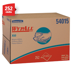 Kimberly Clark® Professional 54015 Wypall® X60 Disposable Wipers, Brag Box