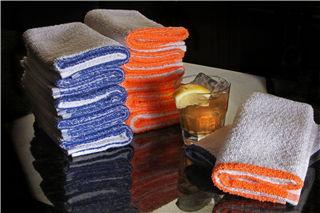 BM-32 Pinnacle Textile 100% 32-oz Cotton Terry Bar Mop Towels, 16` x 19`