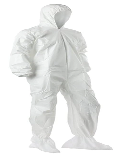 CV-64B92  AlphaProtech® NuTech® Coveralls w/ SureGrip® Boots & Hood