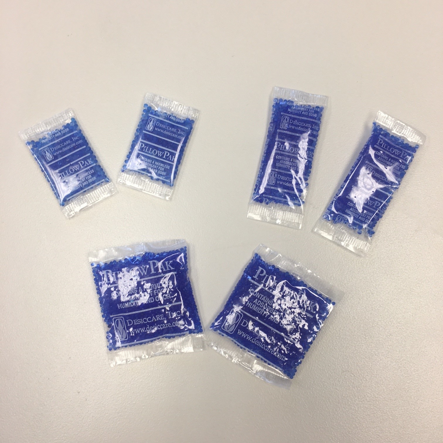 3 Gram 100 Packets Silica Gel Indicating Food Grade Desiccant Packs