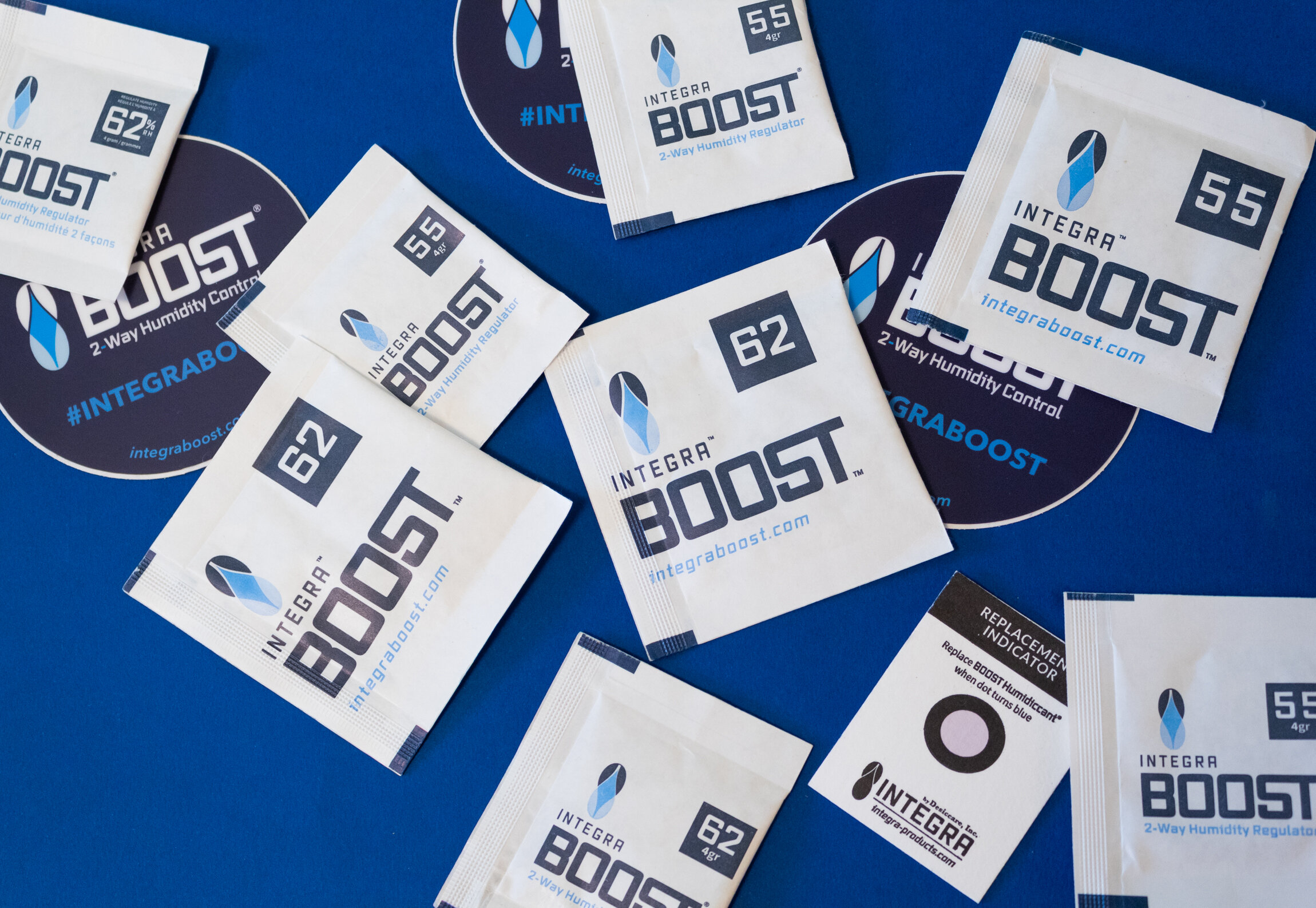 Wholesale Integra BOOST® Packs w/ HIC's | 2-Way 8-Gram Humidity Control  Packs | Discounted Cigar Humidifier Insert