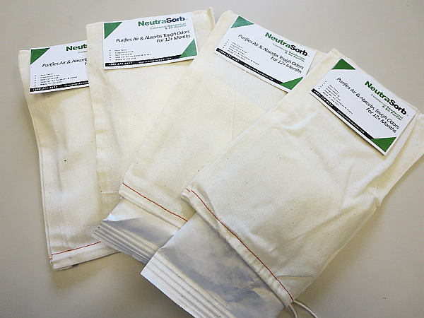 NeutraSorb Activated Charcoal Air Purifier Odor Absorber Bags, 0.25 gram