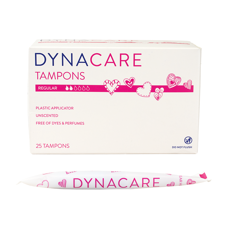 Dynarex® DynaCare Tampons, Plastic Applicator, Regular