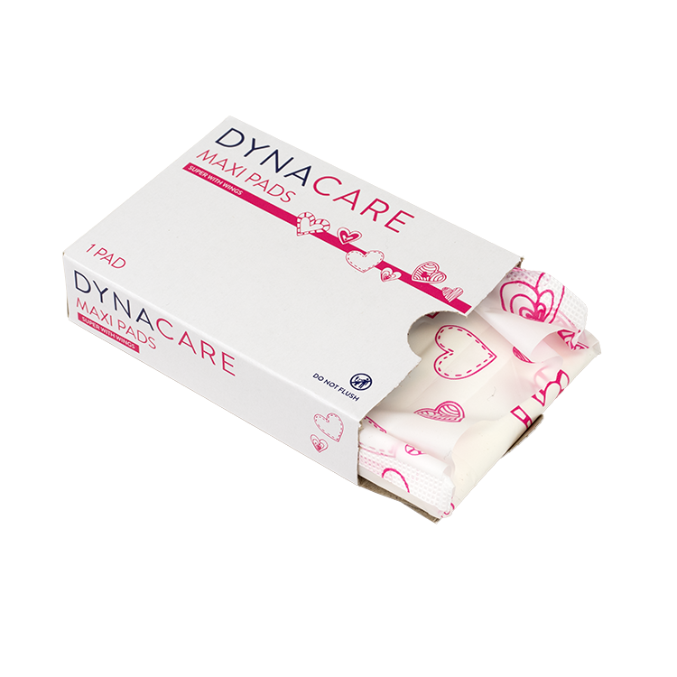 Dynarex® DynaCare Maxi Pads, Super w/ Wings (200ct)