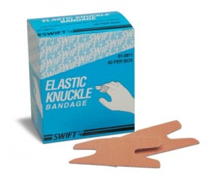 Swift First Aid Heavy Woven Knuckle Adhesive Bandage 