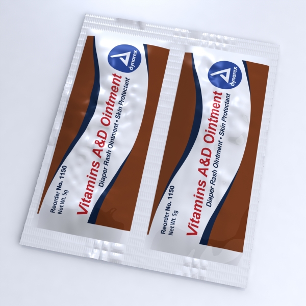 1150 Dynarex® Vitamins A & D Ointment- 5 Gram Foil Packets