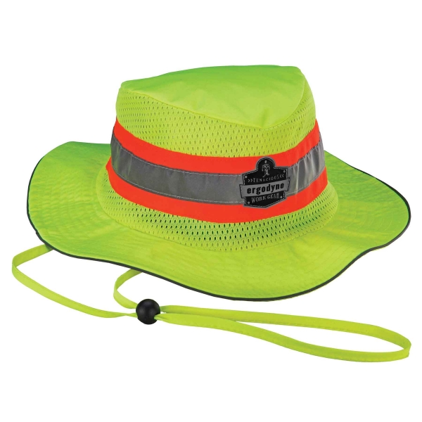 Ergodyne® Chill-Its® Hi-Vis Ranger Hat w/ Cooling Towel