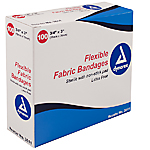 3611 Dynarex® Cloth Fabric Bandages - 3/4-in x 3-in