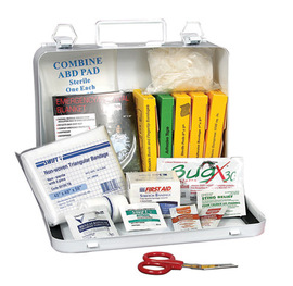 Radnor® 6 Person Vehicle First Aid Kit In Metal Case