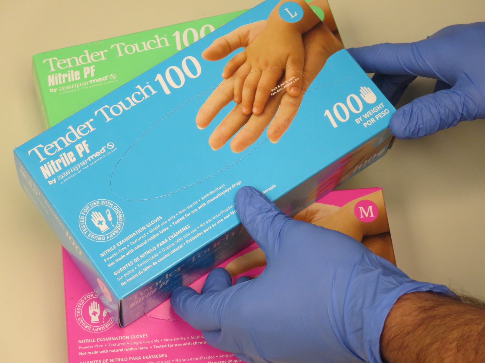 Sempermed® Tender Touch 100 Nitrile Exam Gloves