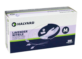 Halyard® Health KC100 Lavender Disposable Powder-Free Nitrile Exam Gloves