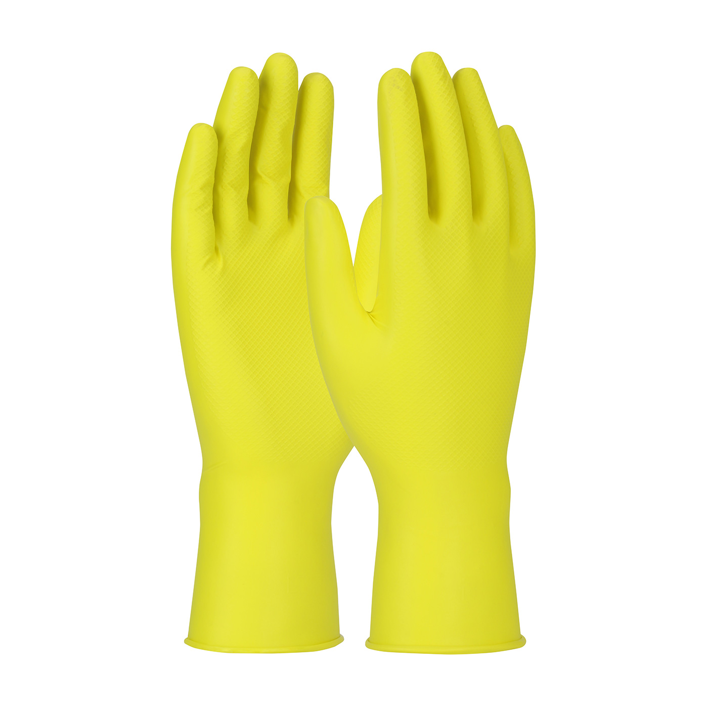 Grippaz™ Jan San Nitrile PowderFree Gloves Yellow Grippaz™ Gloves