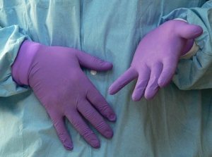 Halyard® Disposable Powder-Free Purple Nitrile Dental Exam Gloves