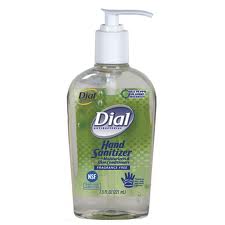 #01585 Dial® Instant Hand Sanitizer Gel w/ Moisturizer - 7.5oz pump bottle