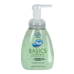 06042 Dial® Basics Hypoallergenic Foam Aloe Hand Soap (7.5 oz)