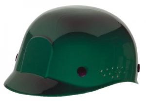 Polyethylene Bump Caps-Green, MDS Economy Adjustable Polyethylene Protective Bump Caps