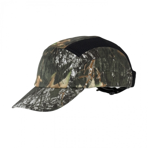 282-ABR170 PIP® Low Profile A1+ 2.75` Standard Brim Camo Print Baseball Style Bump Caps. Reflective Piping