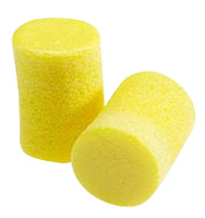 312-1201 3M™ E-A-R® Classic®  Uncorded Cylinder Shape Yellow Foam Ear Plugs