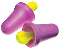3M™ Single Use Peltor™ NEXT™ No-Touch™ Tapered Purple Foam Uncorded Earplugs With LiveWire Stem