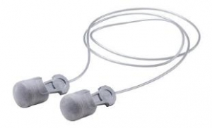 P1401 3M™ PistonZ™ Piston Shaped Metallic-Look Foam Corded Earplugs w/ Cord