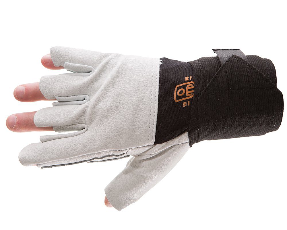 Wholesale Impacto® Trigger Gloves Padded Leather Palm Half Finger