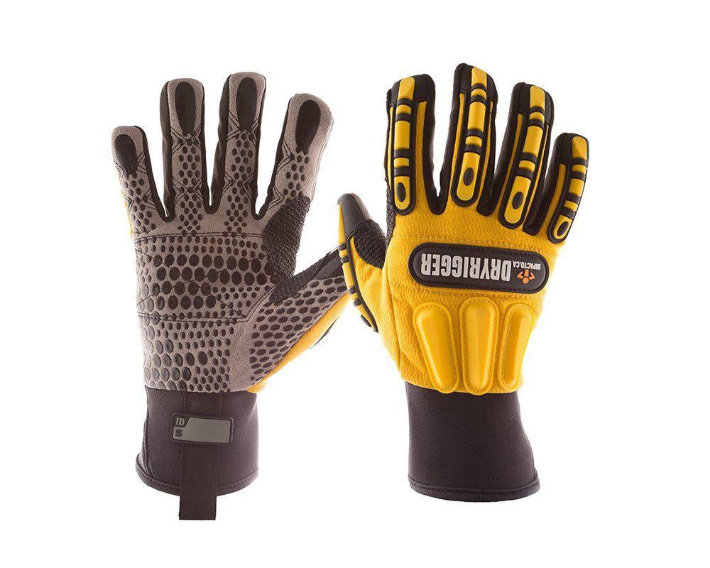 Powerful Grip TPR Impact Resistant Gloves For Oil & Gas Industry