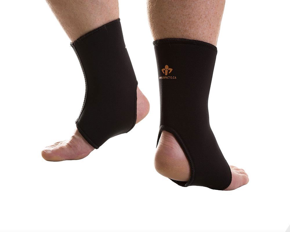 Support De Cheville Orthopédique Ouvert Au Talon - Taille XXL Noir - Neuf Avec étiquettes