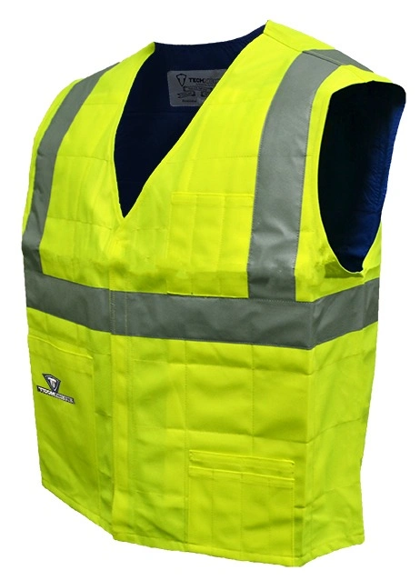 Occunomix Techniche 6538 HyperKewl™ Hi-Viz Yellow Traffic Safety Cooling Vests