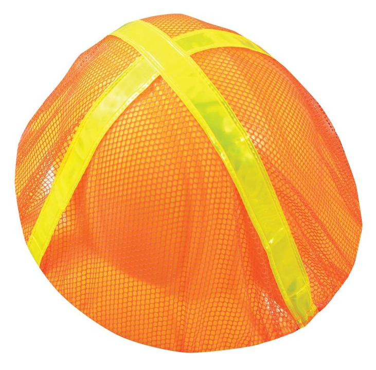 V896-FB OccuNomix Hi-Viz Full Brim Hard Hat Covers, Hi-Viz Orange