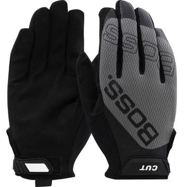 120-MC1325T  PIP® Boss® Microfiber Palm with Mesh Fabric Back and Para-Aramid Cut Lining