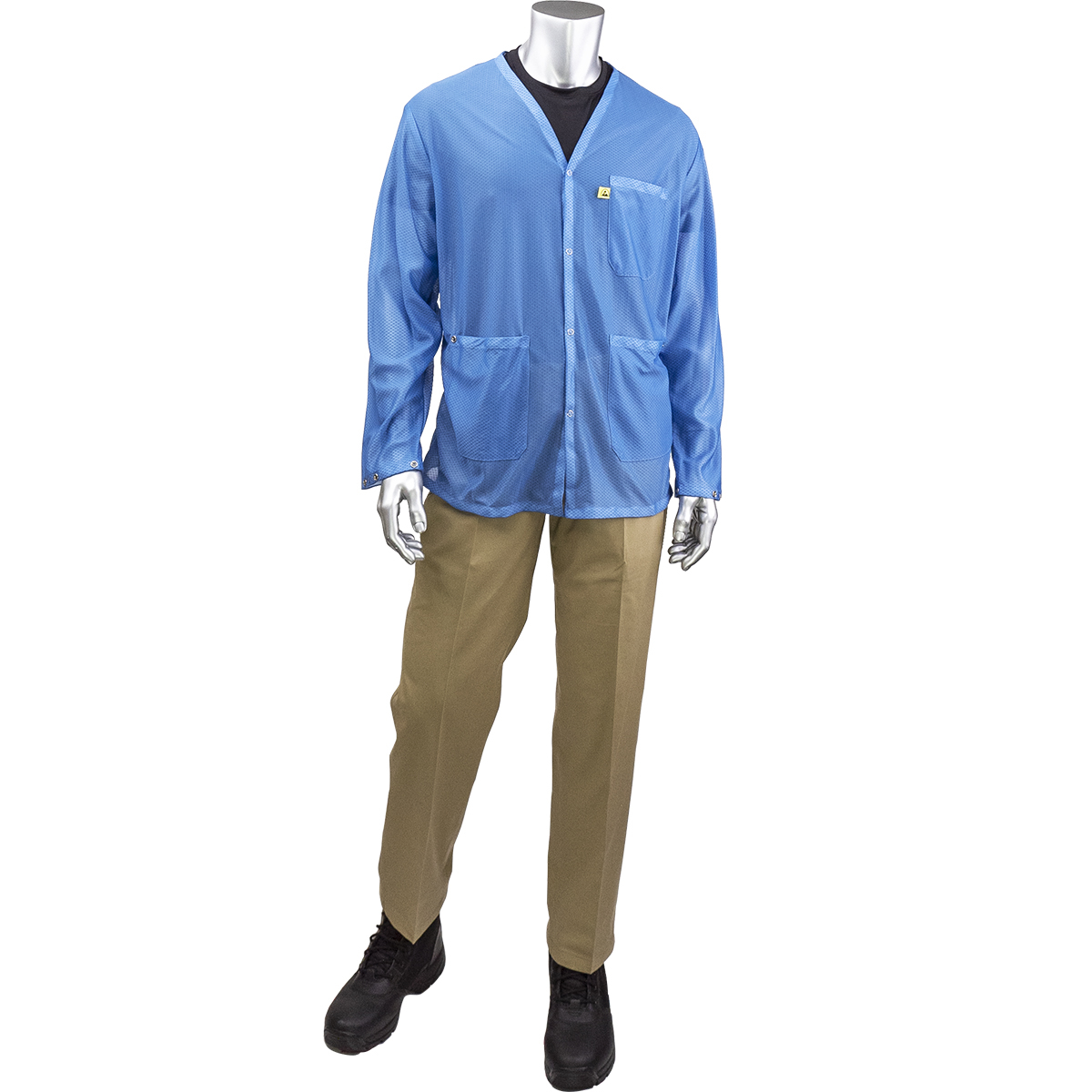 BR8-42NB PIP® Uniform Technology™ Sheer Lab Jacekts, Blue