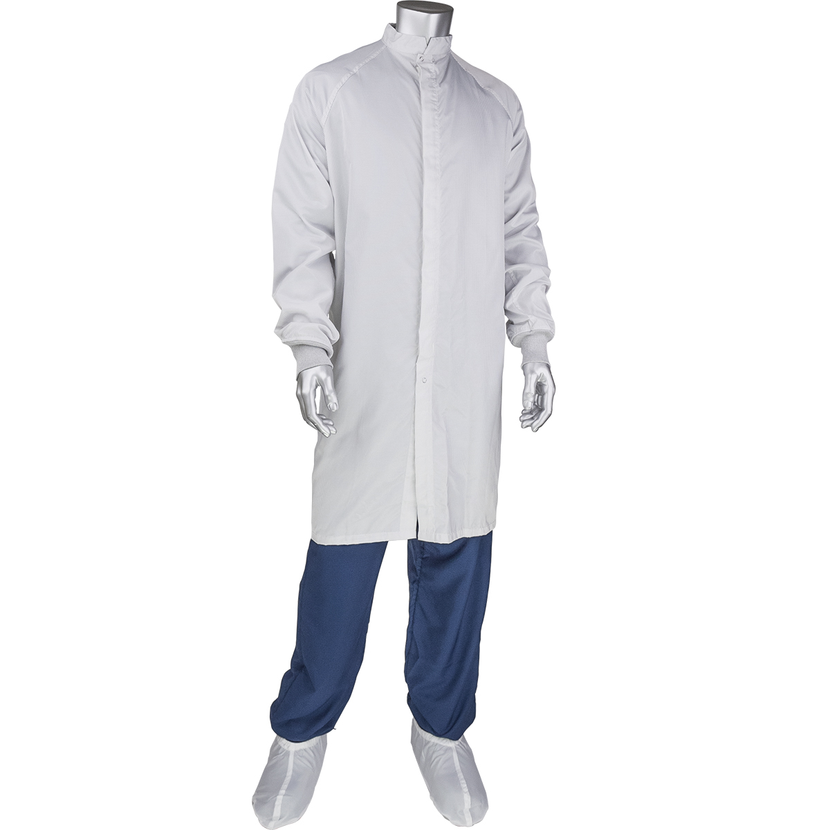 CFRZC-89WH Uniform Technology™ Disctek 2.5 Grid ISO 4 (Class 10) Cleanroom Frocks