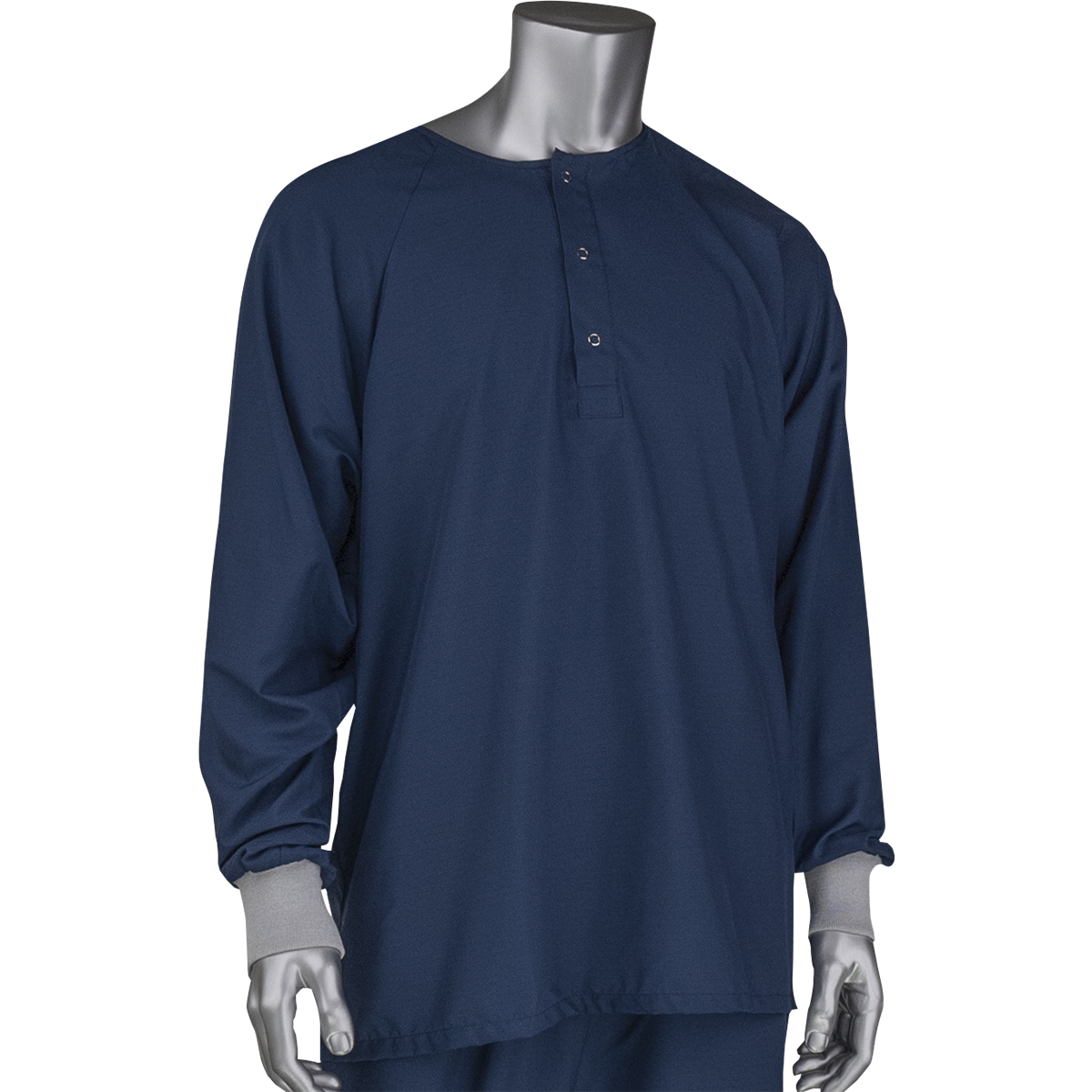 HSCTM3-48NV PIP® Uniform Technology™ Microdenier ESD Safe Sitewear Tops (Navy)