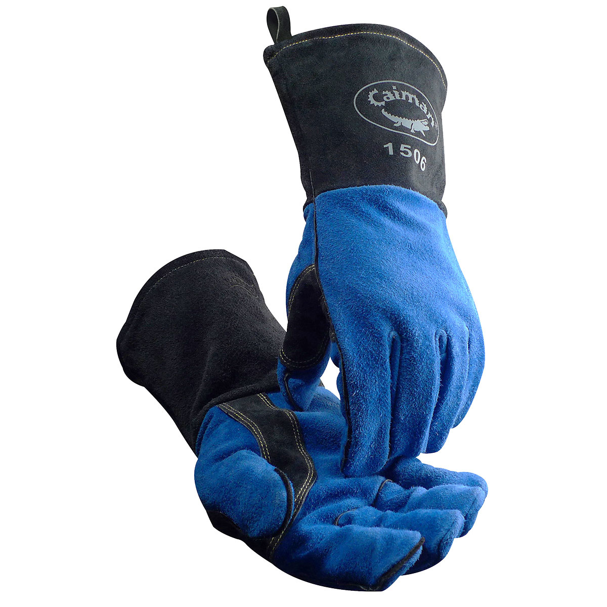 Caiman® Split Cow MIG/Stick Fleece Lined Welding Gloves MIG TIG Lined