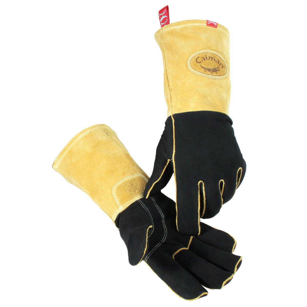 Caiman® Deerskin Wool Lined MIG/Stick Welding Gloves Insulated