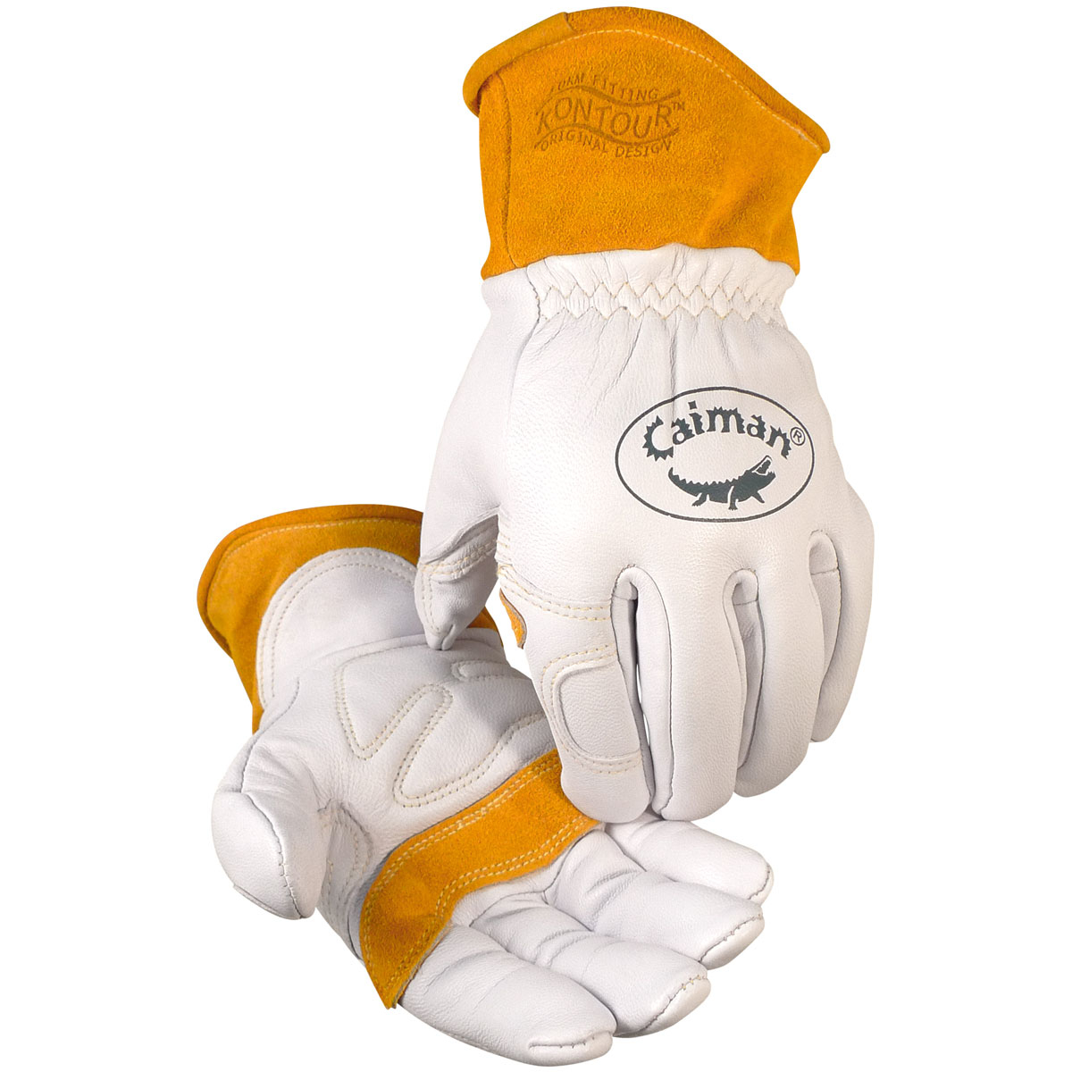 Caiman® Premium Goat Grain Unlined Palm Wool Insulated Back Welding