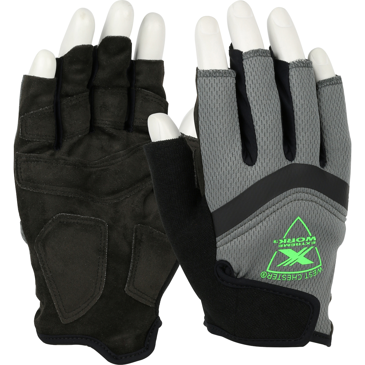 Extreme Work® 5 Dex Gloves Fingerless Work Gloves Open Finger