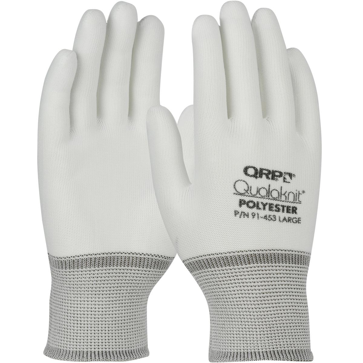 Qualaknit® Uncoated Polyester Clean Environment Gloves LintFree