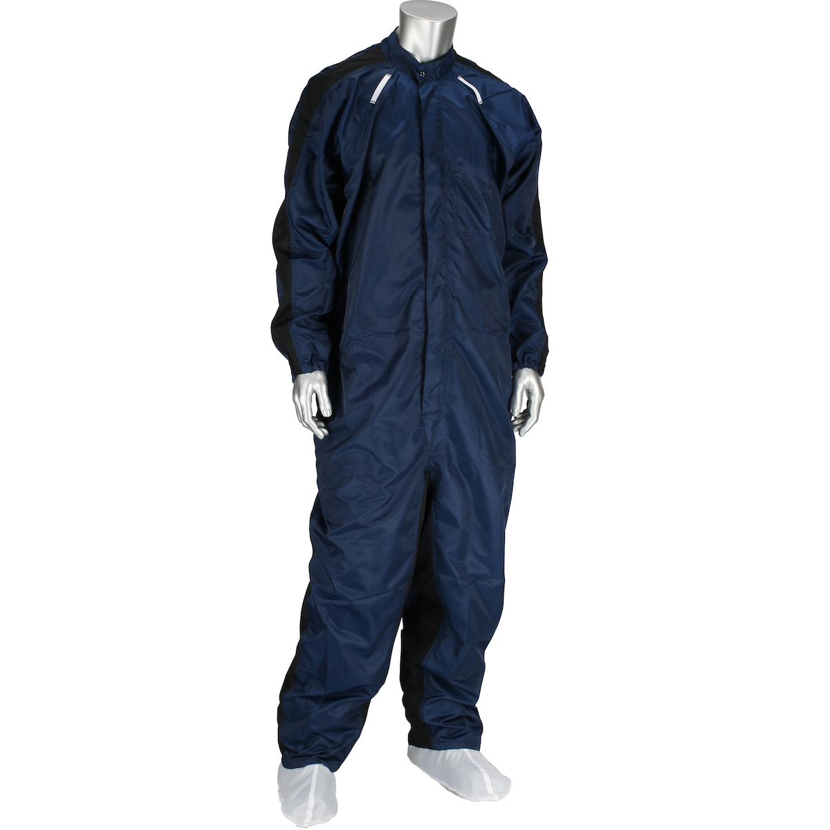 # CCNCHR-62NV-5PK  Uniform Technology™ Auto Grid Cleanroom Paint / Powder Coating Reusable Coveralls - Navy