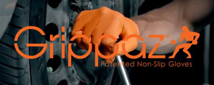 PIP Grippaz Logo Over Orange Pair of Gloves