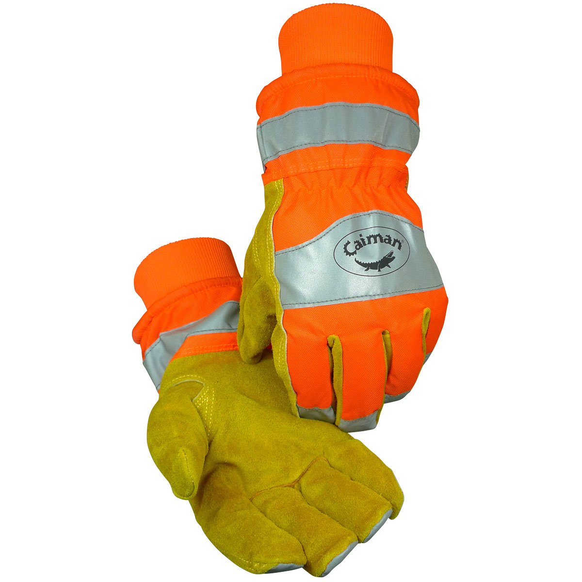 1353 PIP® Caiman® Hi-Vis Pigskin Leather Gloves w/ Heatrac® Insulation