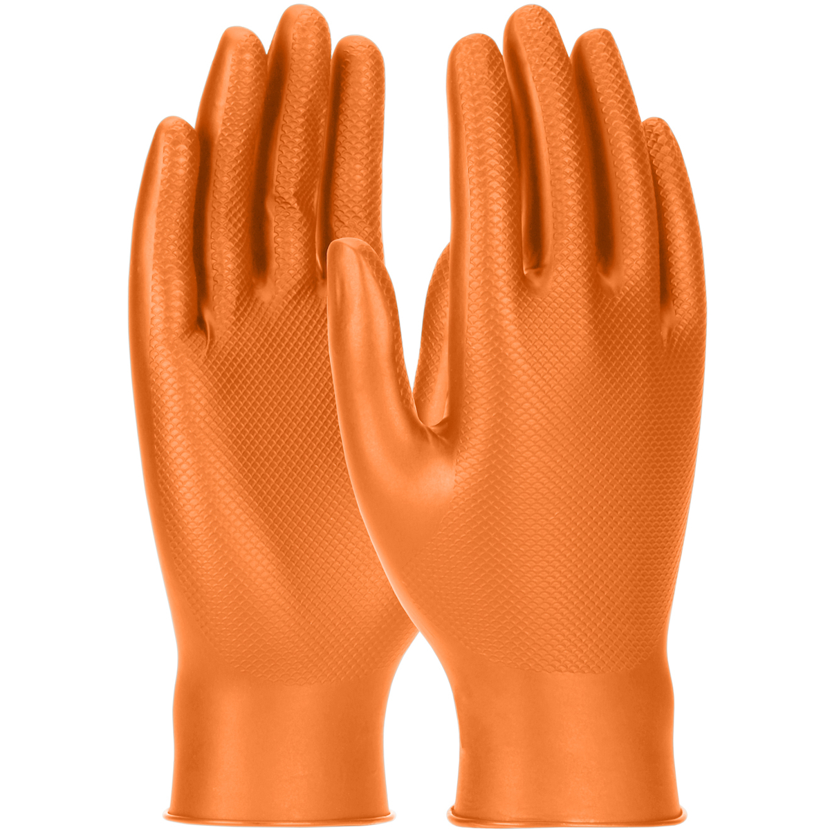 67-256 PIP® Grippaz™ Extended-Use Orange Nitrile Skins, 6-mil 