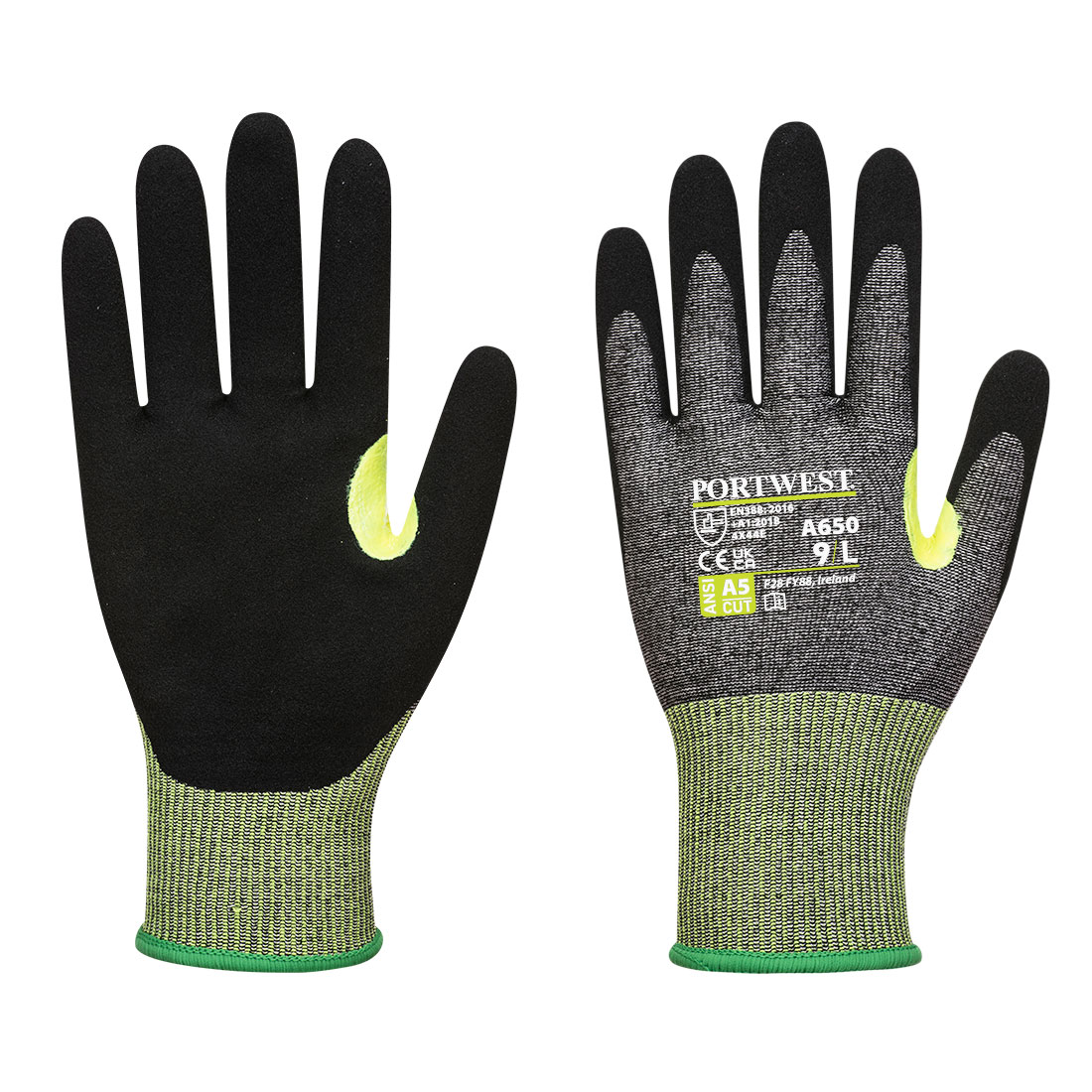 Portwest® CS A672 Nitrile Coated Touchscreen A6 Cut Gloves