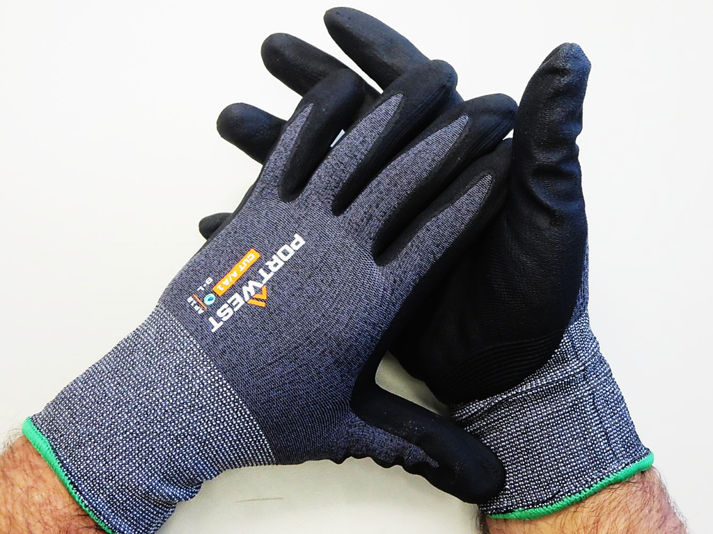 Portwest® Planet AP12 Recycled Micro Foam Nitrile Coated A1 Cut Gloves
