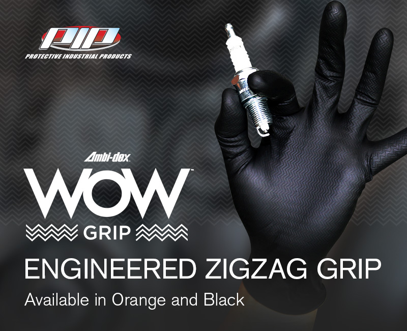 Try These New ZigZag Textured Grip Nitrile Gloves & Say WOW™!
