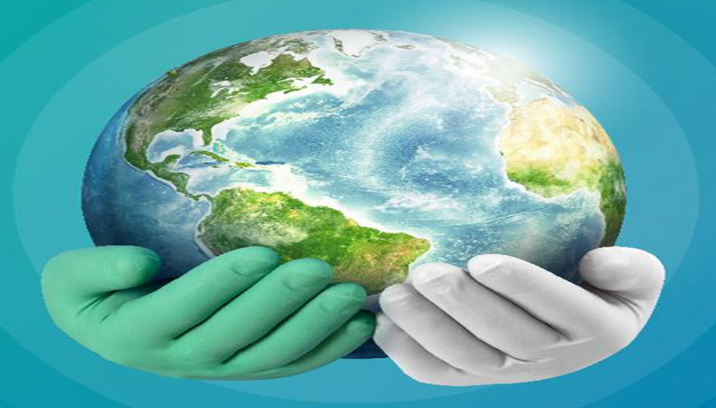 Gloves Holding Earth In Hands